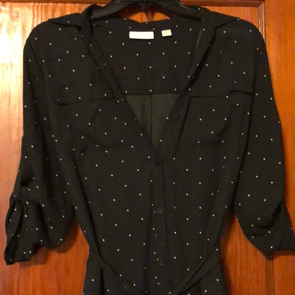 Quarter sleeve long button down - Picture 2 of 5